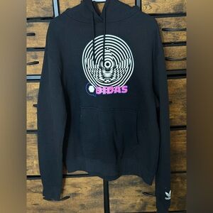 Adidas Black and Pink Optical Illusion Men's Sweater